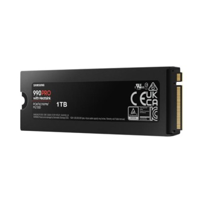 Samsung 990 PRO con disipador 1TB SSD PCIe 4.0 NVMe a 7450MB/s