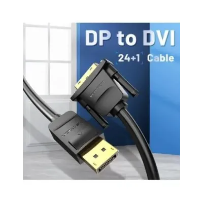 Cable Conversor Vention HAFBH/ Displayport Macho - DVI Macho/