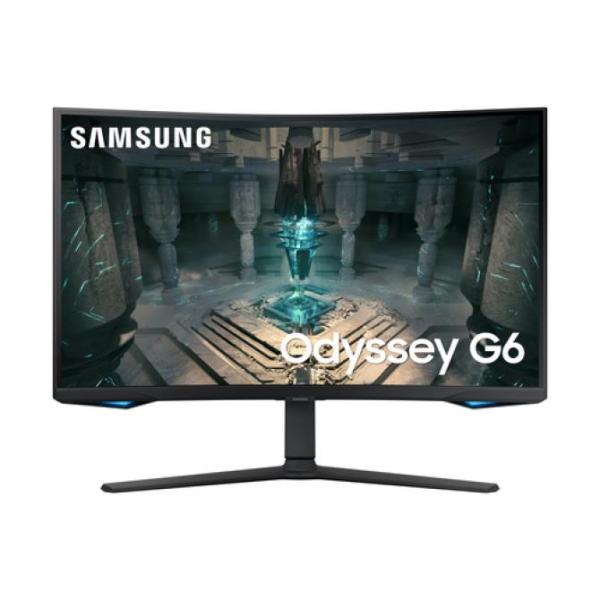 Monitor 32" Curvo Hdmi Displayport Samsung Odisey G6 Ls32bg650euxen Pantalla Va 2k Curvatura 1000r 2