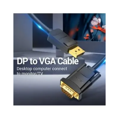 Cable Conversor Vention HBLBG/ Displayport Macho - VGA Macho/