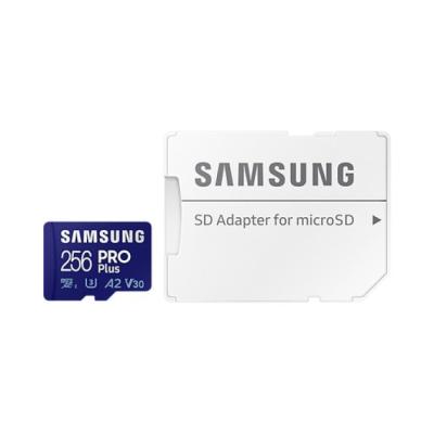 Memoria Sd Micro 256gb Samsung Sdxc Pro Plus Clase 10 Con