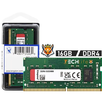 Kingston 16GB DDR4 2666MHz 1.2v CL19 - Memoria SODIMM