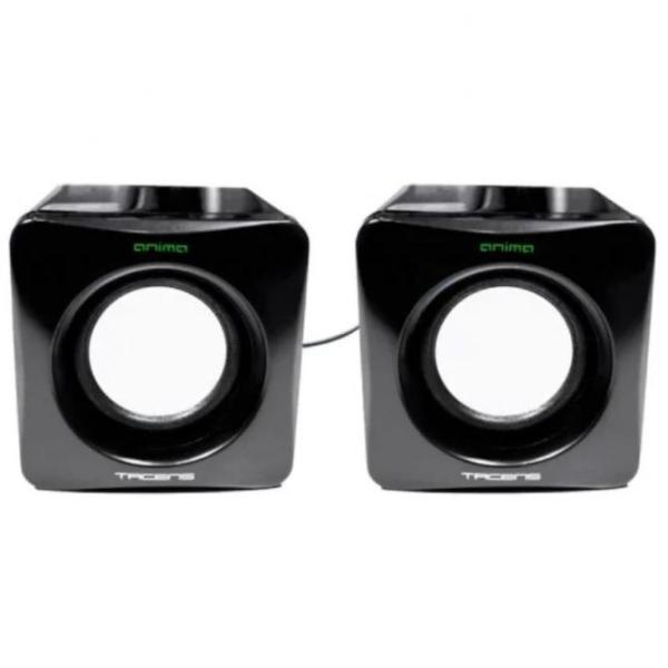 Tacens anima as1 altavoces portátiles usb negro