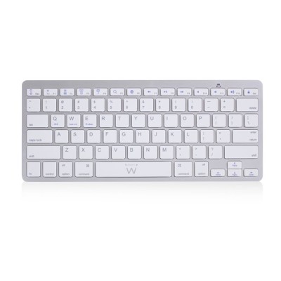 Ewent EW3161 teclado Oficina Bluetooth QWERTY Español Plata