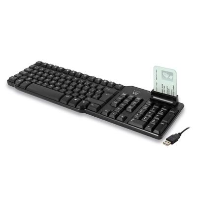 Ewent EW3252 teclado Hogar USB QWERTY Español Negro