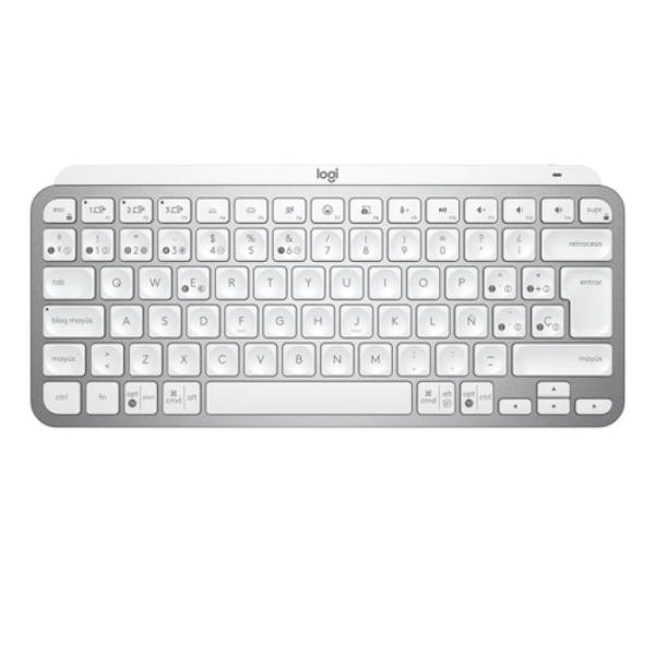 Teclado Logitech Bluetooth Mx Keys Mini Iluminado Compacto Recargable Usb-c 920-0010491