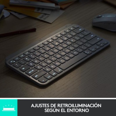 Teclado Logitech Bluetooth Mx Keys Mini Iluminado Compacto