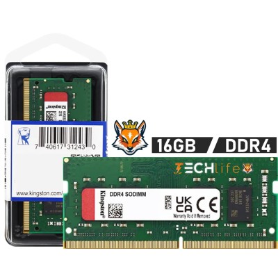 Kingston 16GB DDR4 3200MHz 1.2v CL22 - Memoria SODIMM