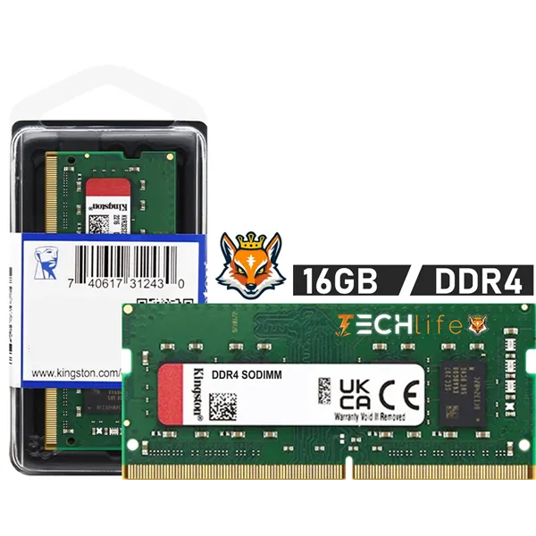 Kingston 16GB DDR4 3200MHz 1.2v CL22 - Memoria SODIMM