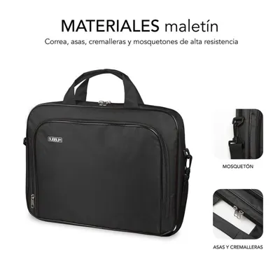 Maletín Subblim Oxford para Portátiles hasta 12.5'/ Negro