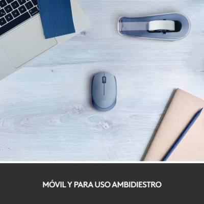 Mouse Logitech Wireless M171 Gris Azulado P/n: 910-006866