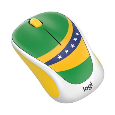 Mouse Logitech Wireless M238 World Cup Edition Brasil P/n: