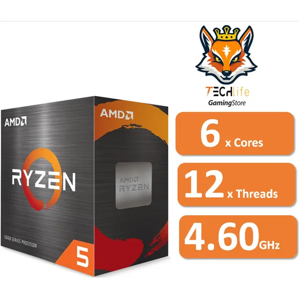 AMD Ryzen 5 5600X a 3.7/4.6GHz AM4 6x Core