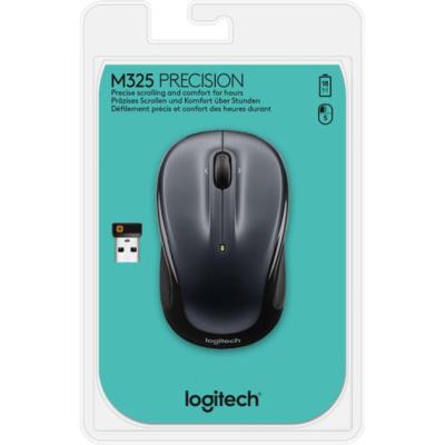 Mouse Logitech Wireless M325 Dark Silver P/n 910-002142