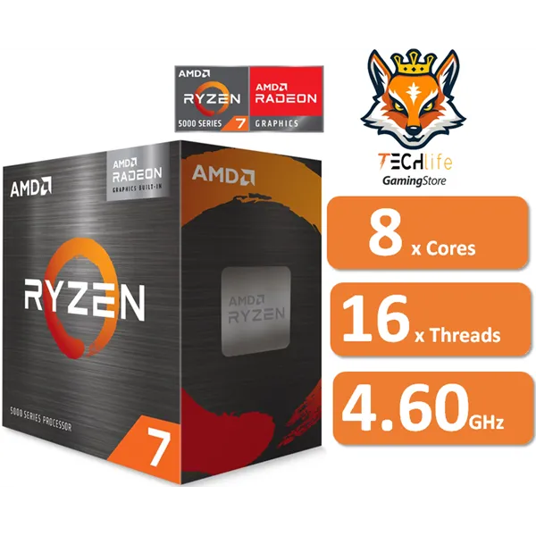 AMD Ryzen 7 5700G a 3.8/4.6GHz AM4 8x Core