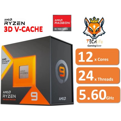 AMD Ryzen 9 7900X3D a 4.4/5.6GHz AM5 12x Core