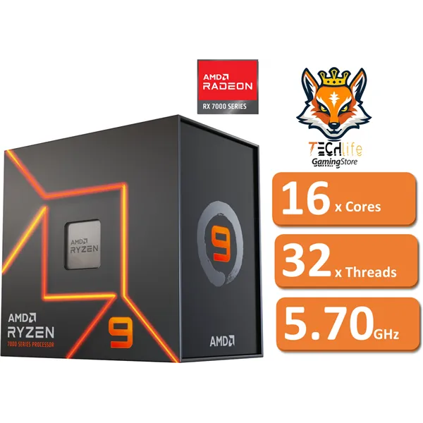 AMD Ryzen 9 7950X a 4.5/5.7GHz AM5 16x Core