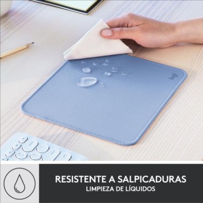 Alfombrilla Logitech Mouse Pad Studio Series Color Gris Azulado