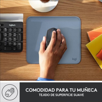 Alfombrilla Logitech Mouse Pad Studio Series Color Gris Azulado