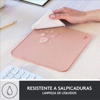 Alfombrilla Logitech Mouse Pad Studio Series Color Rosa Oscuro