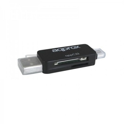 Approx appc33 adaptador microsd/sd/mmc a usb/micro