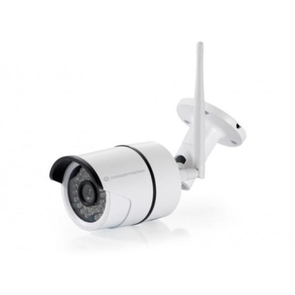 Camara Ip Conceptronic Jareth03w 1080p Qr Led Exterior / Interior Wifi Cloud Compatible Con Alexa