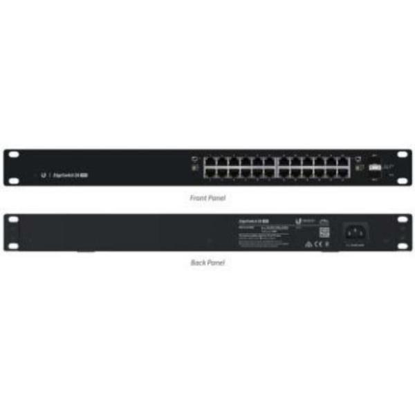 Ubiquiti edgeswitch es24-500w 24xgb 2xsfp