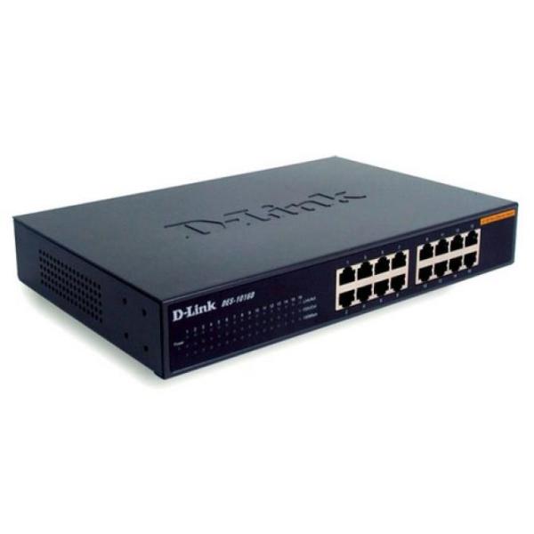 Switch No Gestionable D-link Des-1016d 16p Ethernet Sobremesa No Rack