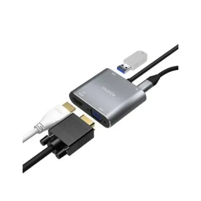 Conversor Aisens A109-0626/ HDMI Hembra - VGA Hembra - USB