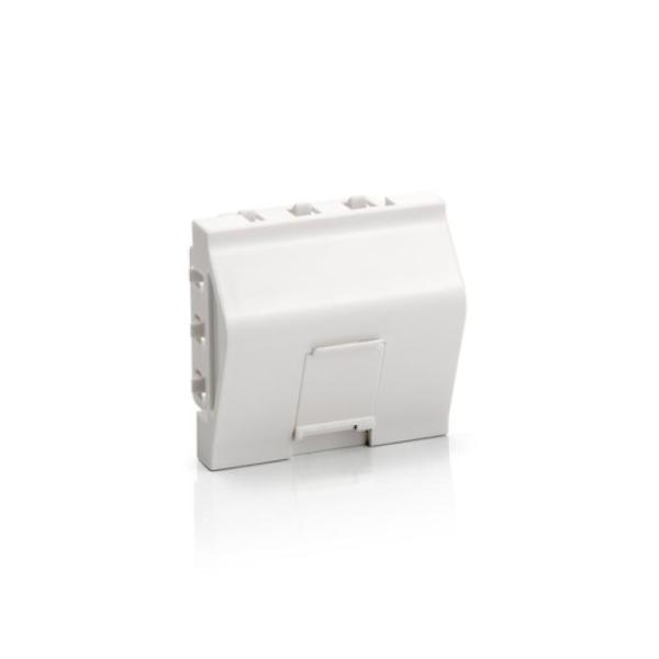 Modulo Roseta De Superficie Para Marco De Montaje Para 1 Conector Keystone Color Blanco Equip 761311