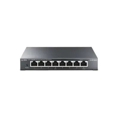 SWITCH GESTIONABLE REVERSE POE TP-Link RP108GE 7ENTRADAS POE Y