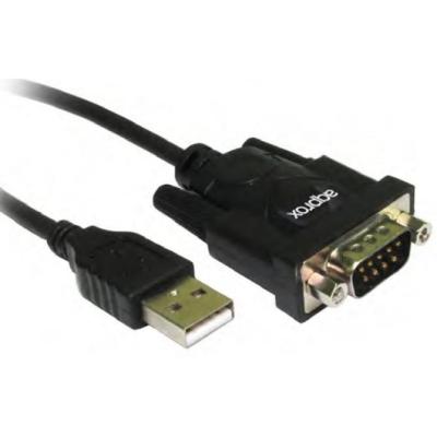 Approx appc27 adaptador usb a serie db9m 0,75 m.