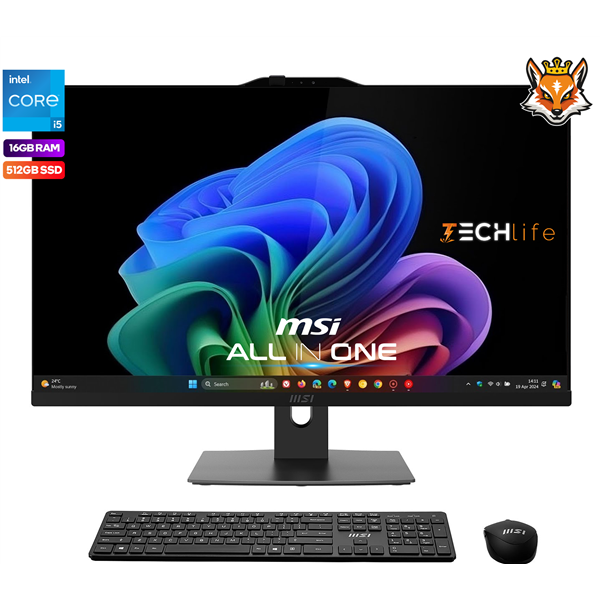 MSI Modern AM242P 12M-815ES All-in-One 24" Intel Core i5-1235u 16GB 512GB SSD W11 Negro