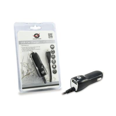 Cargador De Coche Conceptronic Usb 5v Para Coche 1 Puerto Usb +