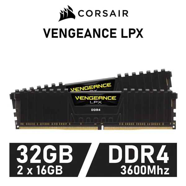 Corsair Vengeance LPX KIT 32GB DDR4 3600MHz 1.35v CL18 2x 16GB - Módulo RAM de PC