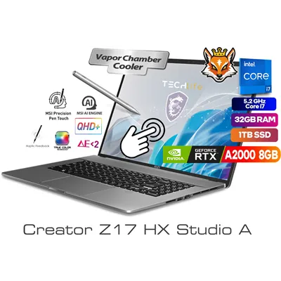 MSI CreatorPro Z17 HX Studio A13VJT-098ES Core i7-13700HX 32GB