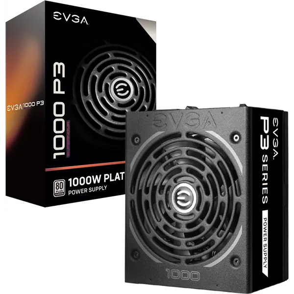 EVGA SuperNOVA P3 1000 Fuente 1000W 80 Plus Platinum Full Modular, Blanca