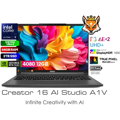 MSI Creator 16 AI Studio A1VHG-087ES - Intel Core Ultra 9-185H