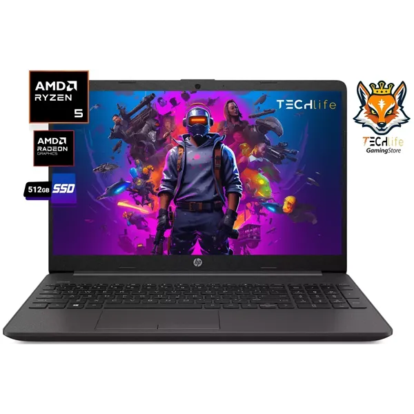 HP 255 G9 AMD Ryzen 5-5625u 16GB 512GB SSD 15.6" FreeDOS Oscuro