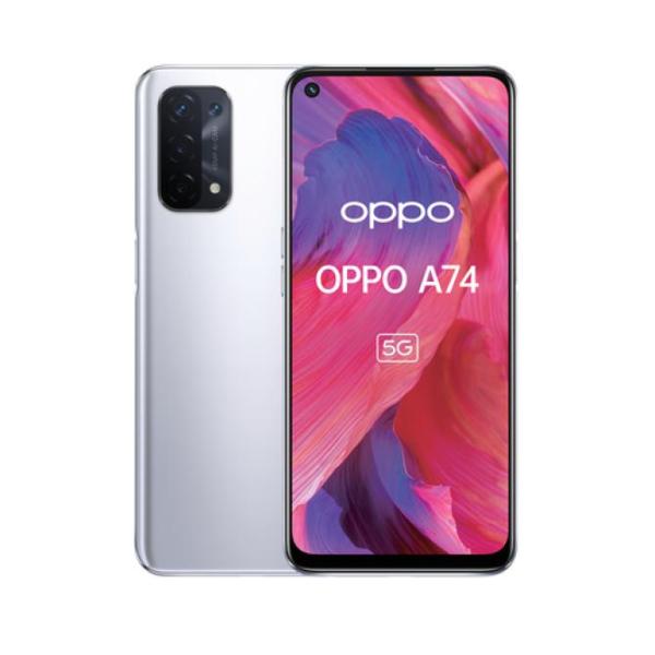 Smartphone Oppo A74 5g Cph2197 6.5" Fhd+ 5g 6gb/128gb Plata 48mpx/16mp Bateria 5000mah