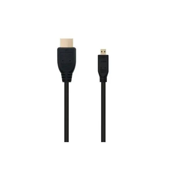 Cable Micro HDMI Nanocable 10.15.3502/ HDMI Macho - Micro HDMI Macho/ 1.8m/ Negro