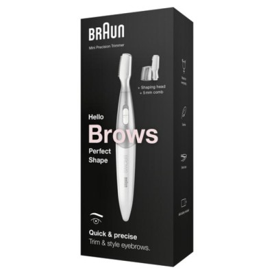 Recortadora Para Cejas Braun Fg1106 Alta Precision Pila Aaa