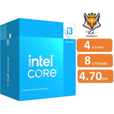 Intel Core i3-14100F a 3.5/4.7 GHz