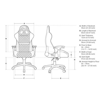 Cougar silla gaming armor one royal