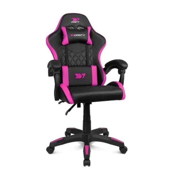 Drift silla gaming dr35 negra-fucsia