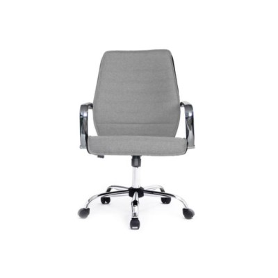 Silla De Oficina Equip Respaldo Alto Color Gris Recubrimiento