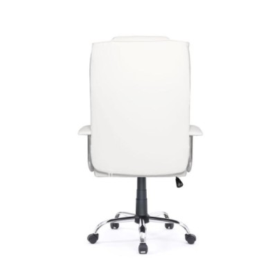 Silla De Oficina Ergonomica Equip Color Blanco Recubrimiento Pu