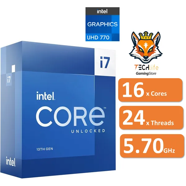 Intel Core i7-13700K Unlocked 3.4/5.4 GHz con Intel UHD 770