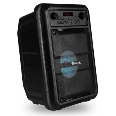 Ngs altavoz portátil roller lingo led 20w negro