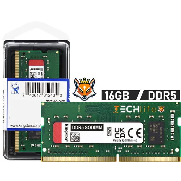 Kingston 16GB DDR5 4800MHz 1.1v CL40 - Memoria SODIMM